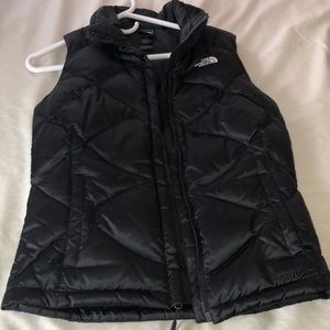 North face sleeveless puffer.
